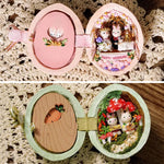 Modèle de maison en forme de noyer microscopique bricolage créatif