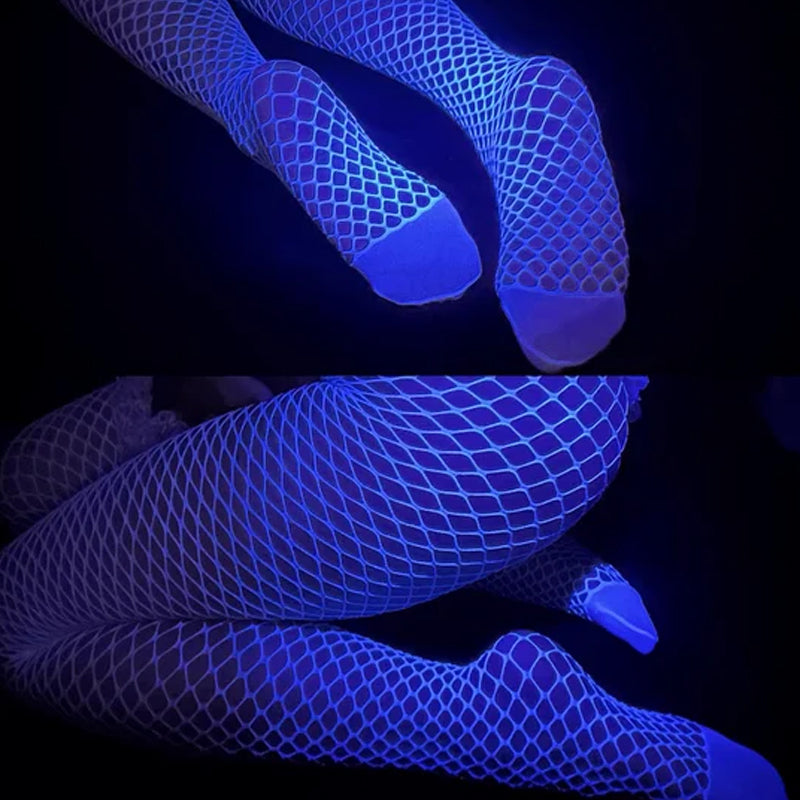 Bas résille lumineuse