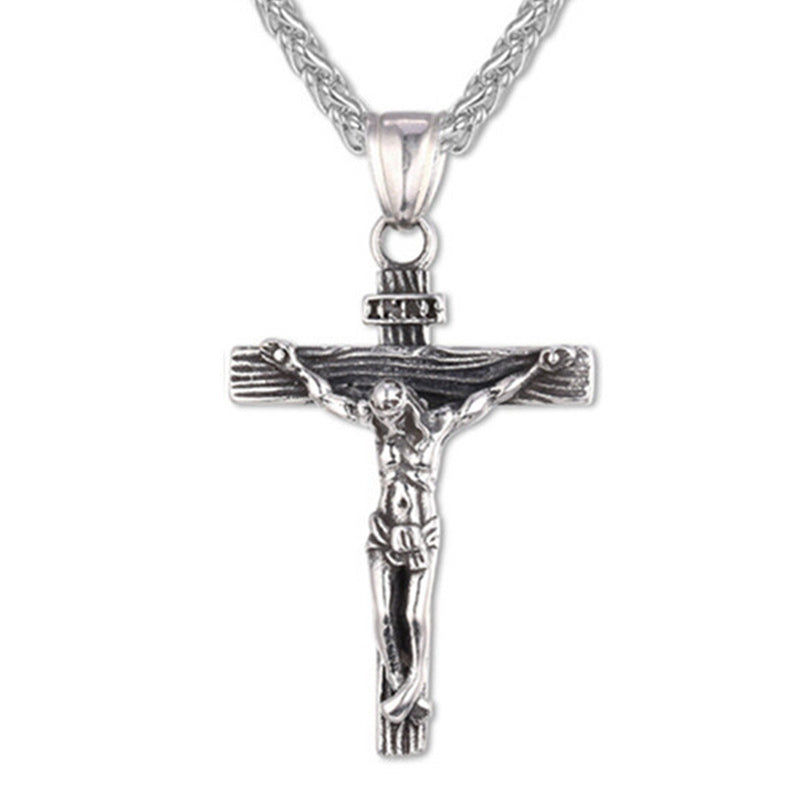 Collier en or avec croix de Jésus de Pâques