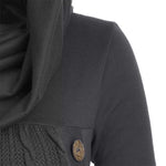 Robe-pull à Capuche Longue Élégante - ciaovie