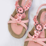 Ciaovie Sandales Plates à Fleurs - ciaovie