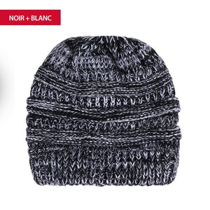 Bonnet en queue de Cheval en Tricot Doux - ciaovie