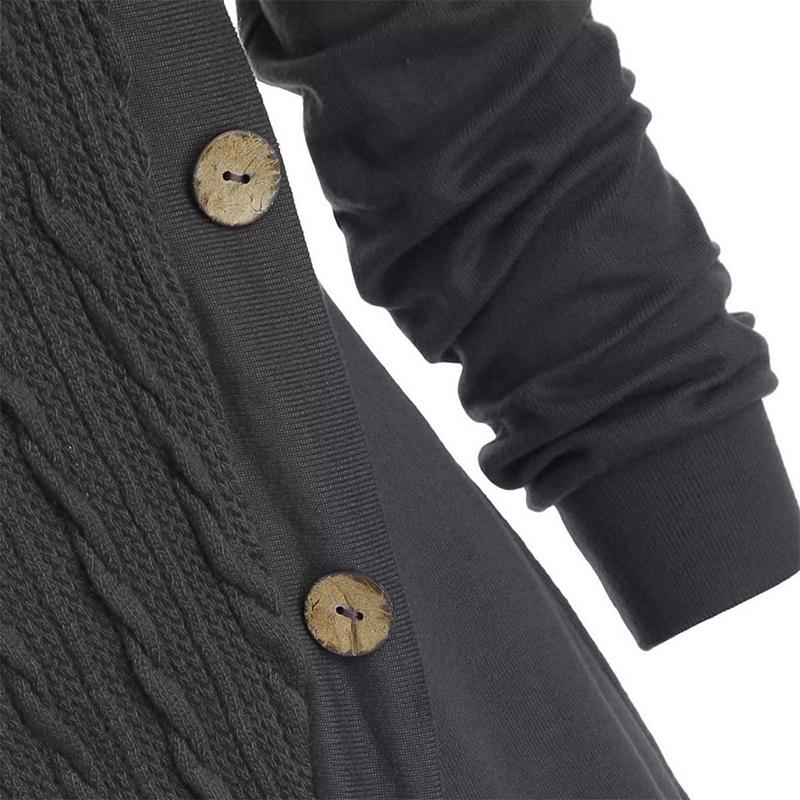Robe-pull à Capuche Longue Élégante - ciaovie