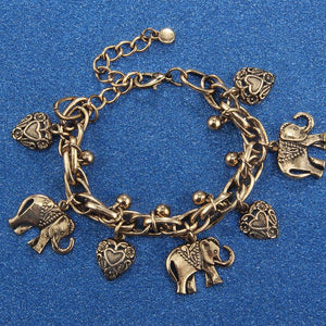 Bracelet de Cheville Éléphant Vintage