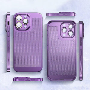 Etui de téléphone à dissipation de chaleur par galvanoplastie