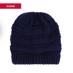 Bonnet en queue de Cheval en Tricot Doux - ciaovie