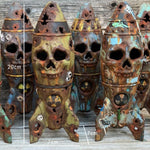 Ornement de bombe de crâne de résine