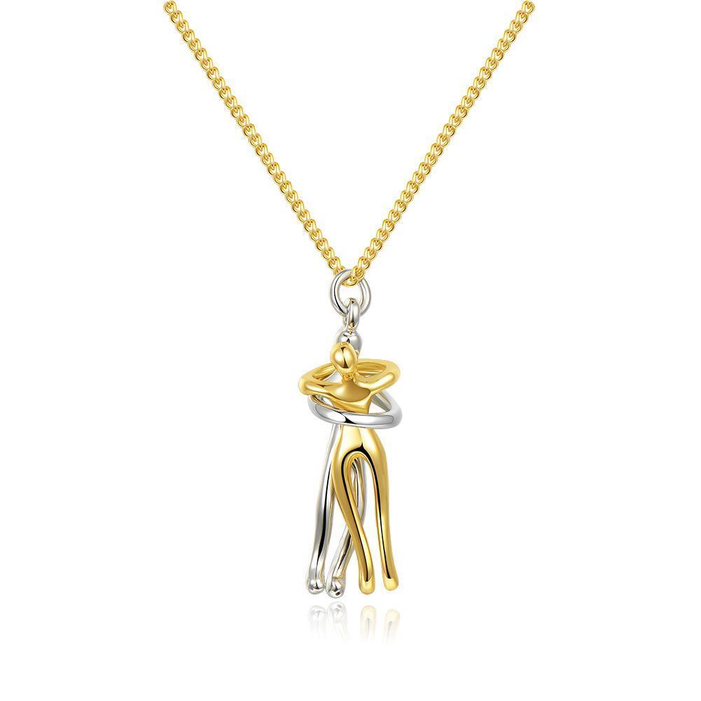 Collier d'Embrassement en Style Amour