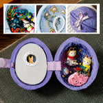 Modèle de maison en forme de noyer microscopique bricolage créatif