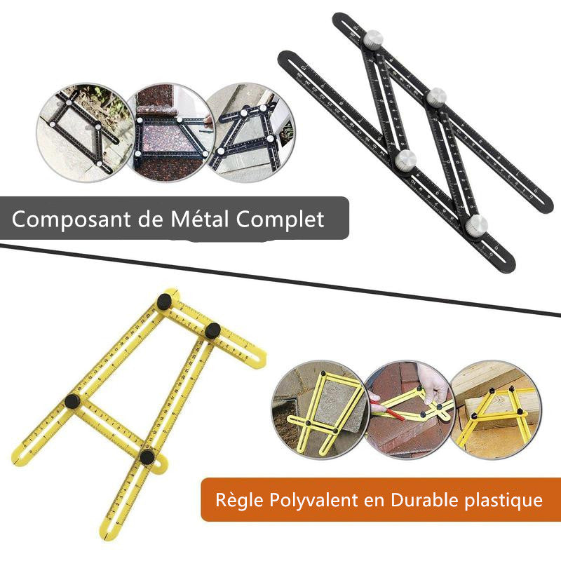 Universel Multi Angle de Mesure Règle Pliable - ciaovie