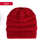 Bonnet en queue de Cheval en Tricot Doux - ciaovie