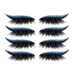 Eyeliner réutilisable et autocollants pour cils (4 paires)