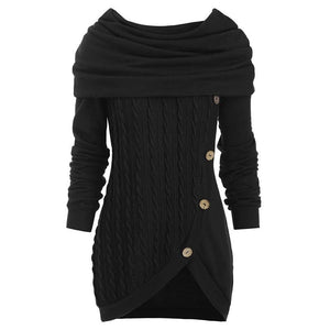 Robe-pull à Capuche Longue Élégante - ciaovie
