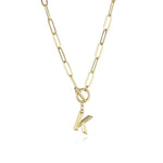 Collier Pendentif Lettre