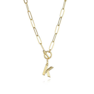 Collier Pendentif Lettre