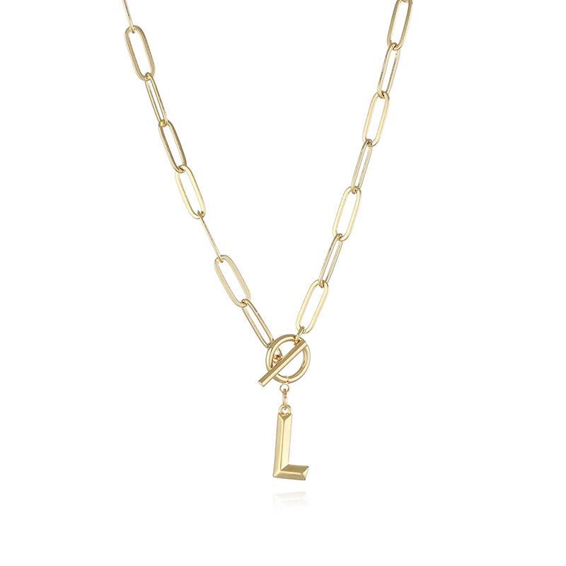 Collier Pendentif Lettre