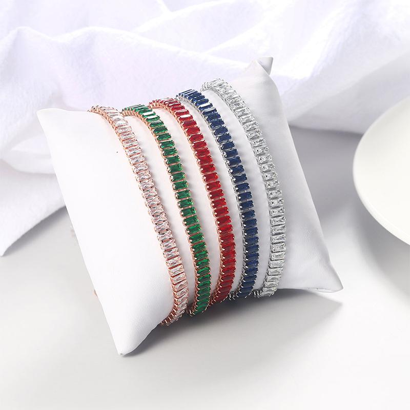 Bracelet Zircon Cubique Plaqué Or 18 Carats