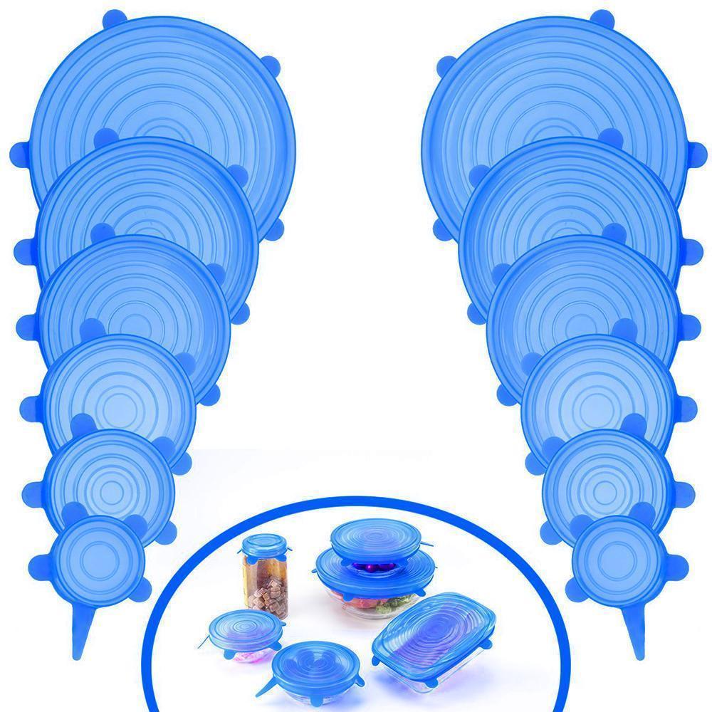 6-Pieces Couvercles De Bol Silicone - ciaovie