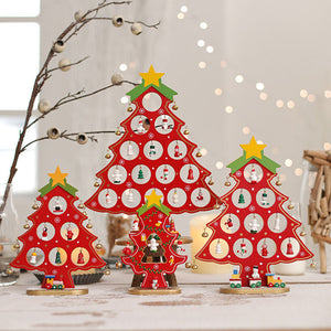Mini Ensemble d’Arbre de Noël en Bois de Bricolage