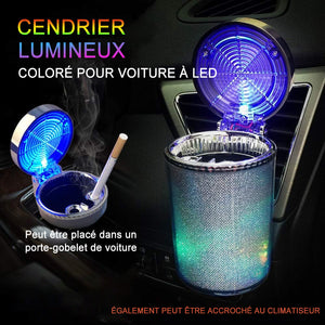 LED Cendrier Lumineux Colorés de Voiture - ciaovie