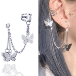 Boucles D'oreilles De Papillon Pour Femme En Acier Inoxydable