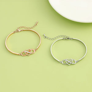 Rappelez-vous Toujours que Je t'aime Maman Bracelet Coeur d'amour pour Toujours
