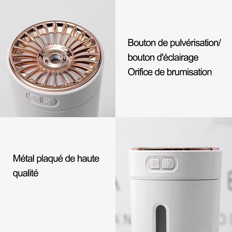Humidificateur pour Voiture avec Lumière Colorée