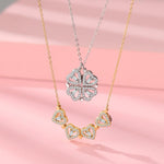 Collier Creux Trèfle à quatre feuilles