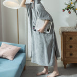 Peignoir pull en molleton de coton doux Girly
