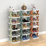 Organisateur de rangement pour étagère à chaussures multicouche