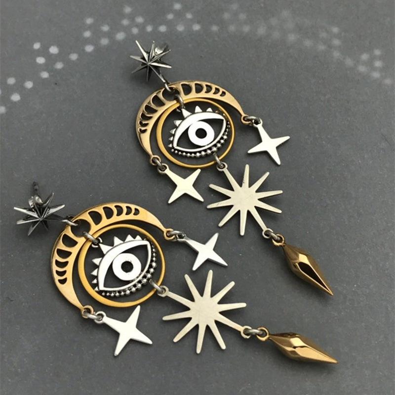 "L'oeil d'Horus"Boucles d'oreilles