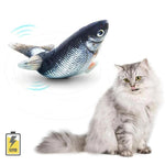 Jouet de Simulation de Poisson pour Chat Charge USB