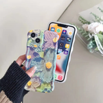 ✨Étui de téléphone exquis de peinture à l'huile colorée pour iphone✨