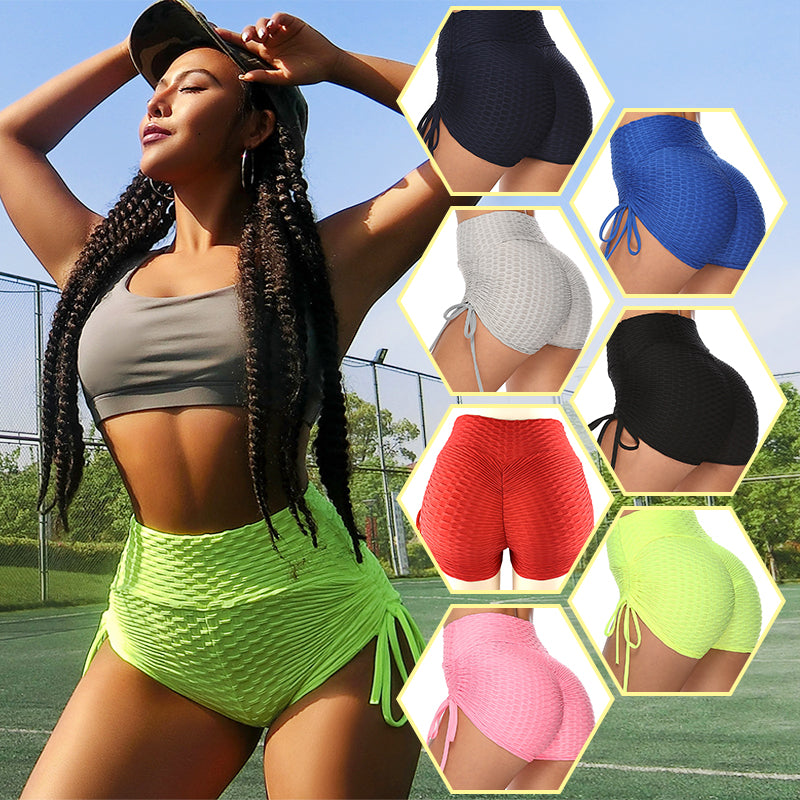 Culotte de Yoga à Bulles Jacquard d'été - ciaovie