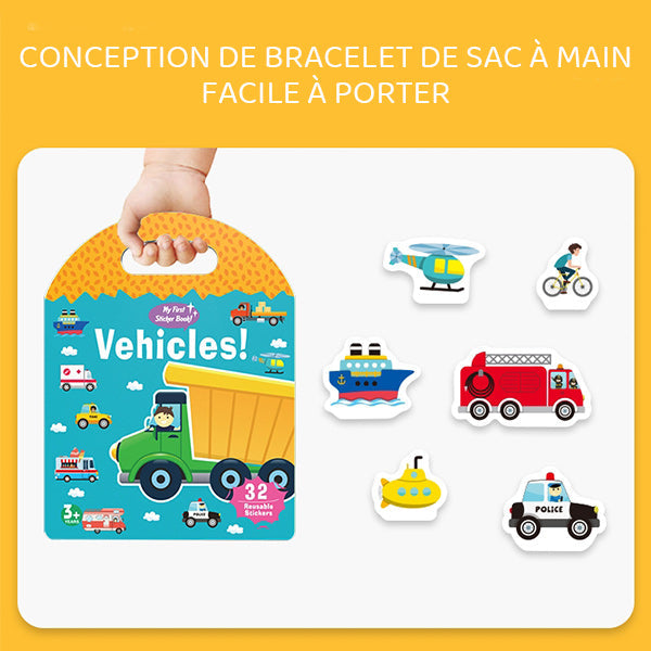 Livre de gelée éducatif portable