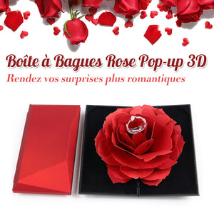 Ciaovie™ Boîte à Bagues Rose Pop-up 3D - ciaovie