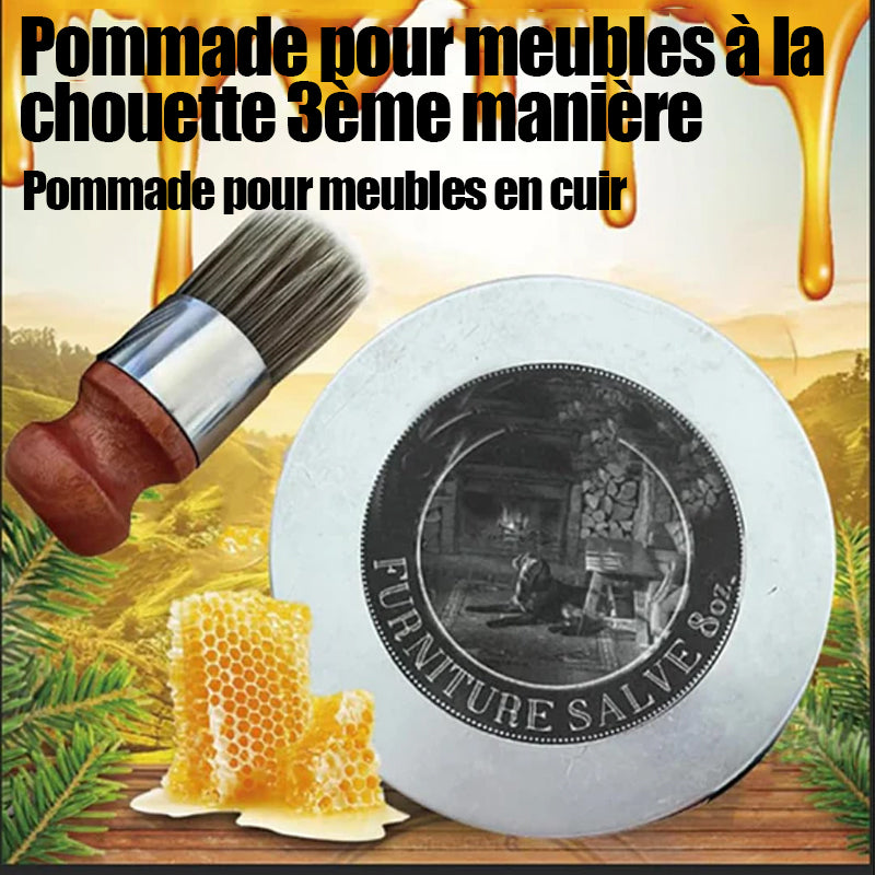 Baume et brosse pour meubles