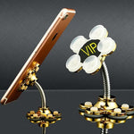 Porte-Téléphone à Ventouse à Fleurs 360 °