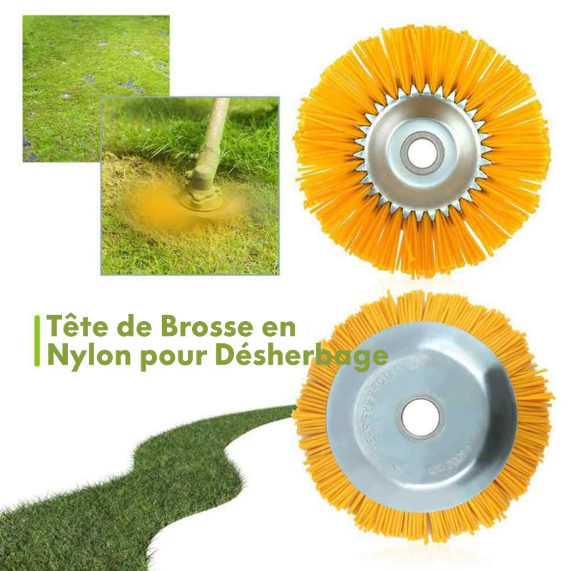 Brosse de Désherbage en Nylon pour Tondeuse - ciaovie