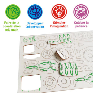 Jouet Puzzle 3D en Bois pour Enfants - ciaovie