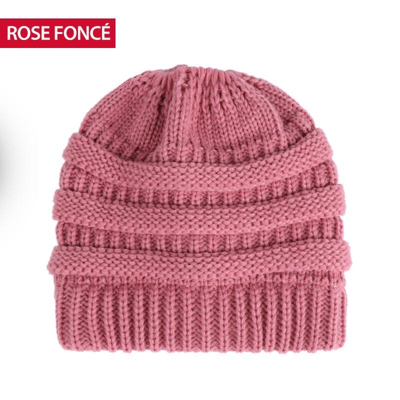 Bonnet en queue de Cheval en Tricot Doux - ciaovie