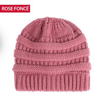Bonnet en queue de Cheval en Tricot Doux - ciaovie