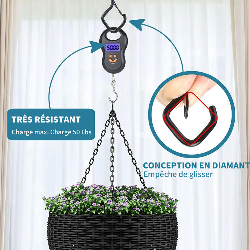 Crochets mousquetons carrés