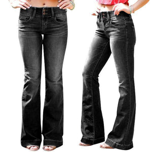 Ciaovie™ Femmes Mode Taille Haute Jeans Évasé - ciaovie