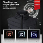 Hommes Chauffé Gilet Isolé Veste - ciaovie