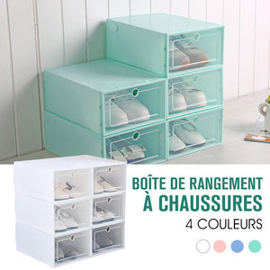 Ciaovie™ Boîte de Rangement à Chaussures Pliable, 6PCs - ciaovie