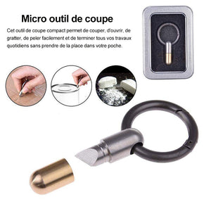 Ciaovie™ Multifonctionnel Microcapsule Outil de Coupe Porte-clé Ornement - ciaovie
