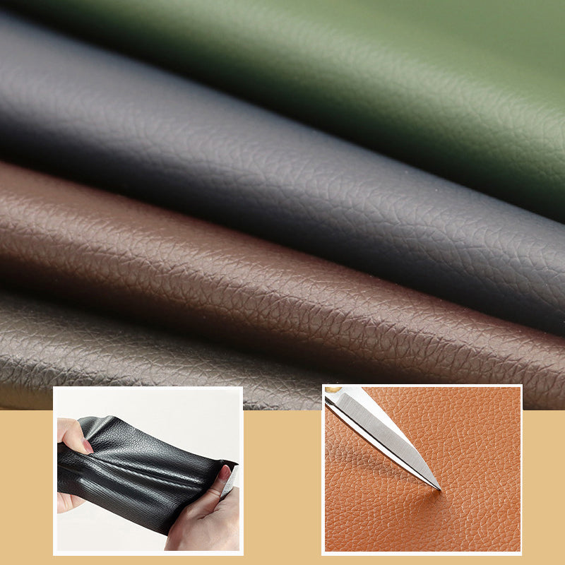 Réparateur de Cuir Auto-adhésif pour Canapé Découpable (50x137cm)