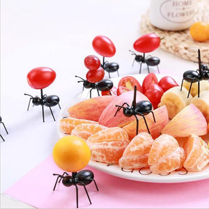 Fourchettes à Fruits Mobiles de Fourmis Travailleuses