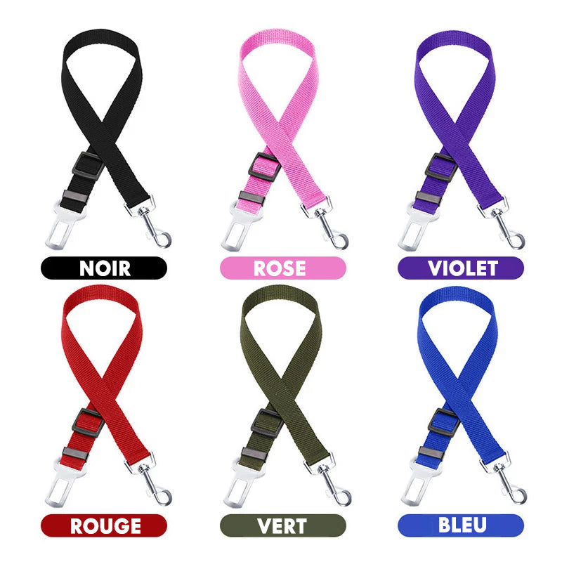 Ceinture de Sécurité Ajustable Pour Animaux de Compagnie